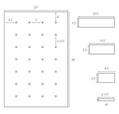 the diagram shows how to draw an area with different shapes and sizes, including rectangles