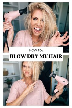 Smooth Blowout Medium Hair, Styling Mid Length Hair Tutorials, How To Blow Dry Frizzy Hair, Blow Dry Shoulder Length Hair, How To Blow Dry Fine Hair, Hair Blow Drying Tips, How To Blow Dry Your Own Hair, Best Way To Blow Dry Hair, How To Blow Dry Long Layered Hair