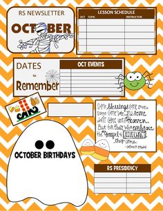 an orange and white halloween themed printable for the kids's birthday party,