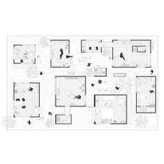 the floor plan for an apartment with several rooms