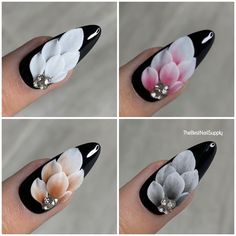 3D Acrylic Flower (6 Color Options)    - Size Varies     - Easy to Apply    - High Quality and Handmade     - Pick Between 6 Different Colors     - Great for Nails, Arts and Craft and much more!  ➢Find more Acrylic Flower designs at the link below, https://www.etsy.com/shop/BestNailSupplyLLC?ref=seller-platform-mcnav&section_id=39075488 ➢Wholesale available, contact us for more info Style Three D Nail Art, Nail Art Designs 3d Flowers, 3d Nail Acrylic, 3d Nails Acrylic Art Designs, 3d Art On Nails, 3d Nail Art Designs Acrylics, Acrylic Flower Nail Designs, 3d Nail Art Design, 3 D Nail Art Design