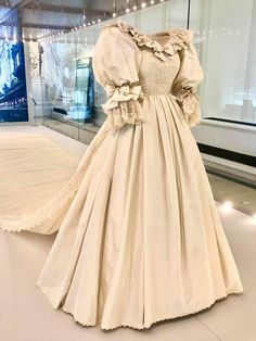 the dress is on display at the museum