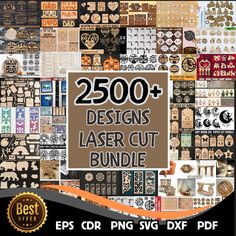 250 + designs laser cut bundle