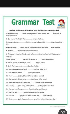 a printable worksheet with words and pictures for the english speaking language test