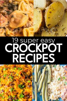 the top ten super easy crockpot recipes