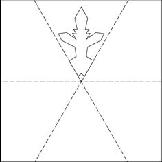 an image with lines that are cut into the shape