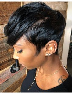 African American Short Haircuts, Short Pixie Haircuts, Relaxed Hair