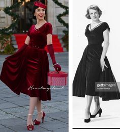 A stunning combo of red pencil velvet dress and removable skirt wrap, inspired from a famous 1950s movie. A perfect dress for the holiday, or any special occasion.. Velvet in dark red, dress is lined. Velvet also available in: dark green, black, royal blue, royal dark purple. Dress Removable Skirt, Velvet Pencil Dress, Dark Red Dress, White Christmas Movie, Elizabethan Fashion, Mad Men Dresses, 1930's Dresses, Removable Skirt, 1960s Dresses