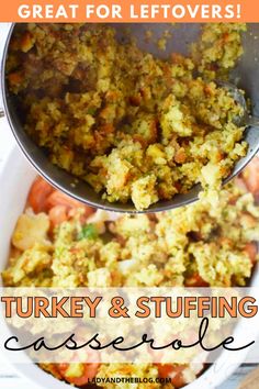 Turkey Stuffing Casserole Recipe Turkey And Stuffing Casserole, Turkey Stuffing Casserole, Turkey Casserole Recipe, Turkey And Stuffing, Turkey Casserole, Frozen Turkey, Stuffing Casserole, Turkey Stuffing