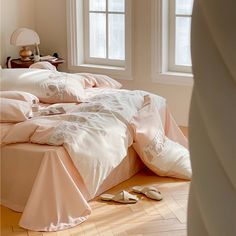 Luxury Embroidered Rose Egyptian Cotton Bedding Set | Yedwo Home