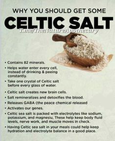 Salt Benefits, Celtic Salt, Herbal Remedies Recipes, Medical Herbs, Food Health Benefits, Natural Healing Remedies, Home Health Remedies, Herbal Healing, Herbs For Health