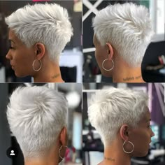 Short White Hair, Hairstyles Blonde, Haircut Blonde, Prom Hairstyles For Short Hair, Super Short Hair, Bob Haircuts For Women