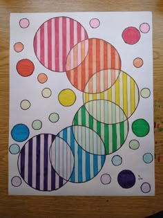 This 11x14 piece of art is circles in pride colors with a white background  just needs to be framed and is ready to show off your pride Drawing Ideas Circles Art, Art In Circles Ideas, Circle Design For Project, Circles And Lines Art, Circle Designs, Circle Art Design, Colourful Circles Art, Circles, Lgbtq Mandala Art