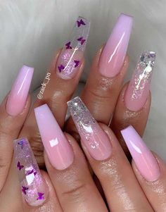 Pink And Purple Nails, Winter Nails Acrylic, Short Acrylic, Christmas Nails Acrylic