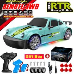 4WD Remote Control RC Drift Car GTRPRO Racing 4X4 High Speed Radio Truck AE86PRO Model Toys Gifts for Kids Children Adults Rc Drift Cars, Rc Drift, Drift Car, Drift Cars, Car Racing, Rc Cars, High Speed, Race Cars