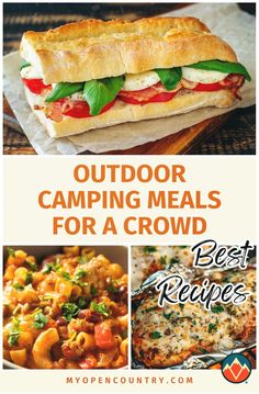 outdoor camping meals for a crowd