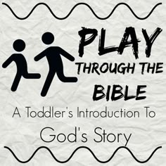 the cover of play through the bible, with an image of two people holding hands