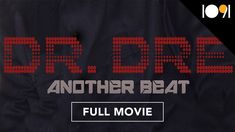 an advertisement for the movie dr more and another beat, with red letters on it