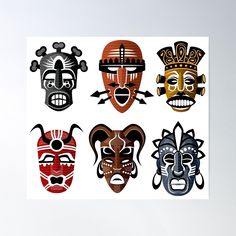 High-quality posters to hang in dorms, bedrooms or offices. Multiple sizes are available. Printed on 185gsm semi gloss poster paper. Additional sizes are available. African culture Art Handouts, African Mask, African Masks, Lion King, Black Art, Quality Posters, Logo Branding, Science Poster, Stranger Things Fanart