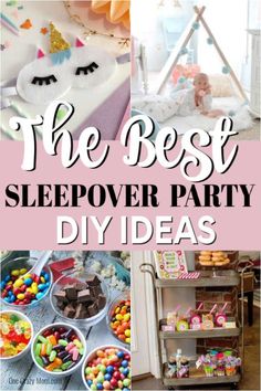 the best sleepover party diy ideas for your little one's birthday celebration