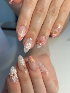 @thisismynailaccountxd on instagram Korea Nails Design, Korea Nails, Nails Tech, Summery Nails, Cute Gel Nails, Short Acrylic Nails Designs, Get Nails, Clean Nails, Prom Nails