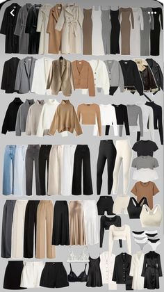 Capsule Wardrobe Casual, Stile Hijab, Fashion Capsule Wardrobe, Business Casual Outfits For Work, Everyday Fashion Outfits, Wardrobe Outfits, Classy Work Outfits, Stylish Work Outfits, Easy Trendy Outfits