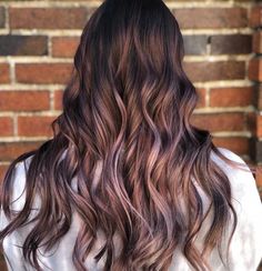 Grape Purple Hair, Hair With Pink Highlights, Reverse Ombre