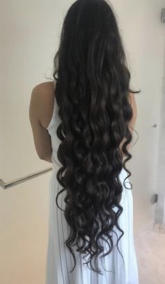 Long Thick Wavy Hair, Long Curly Wavy Hair, Curly Long Hair, Long Shiny Hair, Long Dark Hair, Hairdos For Curly Hair