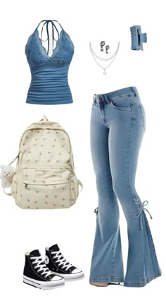 Back To School Outfit, Trendy Outfits For Teens, Outfit Inspo Casual, 2000s Fashion Outfits, Swaggy Outfits, Cute Everyday Outfits, Really Cute Outfits, Casual Style Outfits