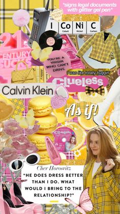 a collage of pink and yellow items with the words, i don't know what