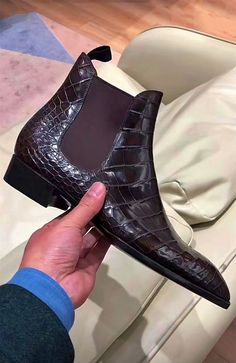 Boots Outfit Men, Crocodile Shoes, Best Shoes For Men, Luxury Men, Trending Boots, Chelsea Boots Men, Boots For Men