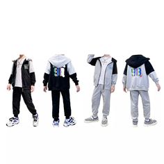 Explore stylish and comfortable boys' tracksuit sets, including hoodies paired with sweatpants for sports and casual wear. These two-piece sweatshirt and sweatpants outfits are perfect for active kids, combining practicality with trendy sporty designs. Discover a range of colors and patterns to suit every young athlete's style. #BoysTracksuit #KidsFashion #AffiliateLink Winter Sportswear Set With Long Sleeves, Winter Long Sleeve Sportswear Sets, Winter Sports Cotton Sets, Sporty Gray Loungewear Sets, Cotton Sports Sets With Long Sleeves, Cotton Athleisure Gym Sets, Cotton Long Sleeve Sports Sets, Gray Stretch Tracksuit With Long Sleeves, Cotton Athleisure Sets For Gym