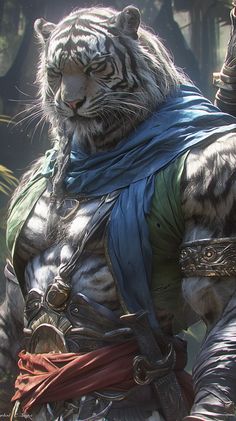 Pathfinder Races, Monk Dnd, Mythical Creature Art, Werewolf Art, Tiger Art, Cat Character, Fantasy Male, Dungeons And Dragons Homebrew, Fantasy Warrior