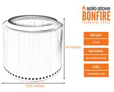 an image of a stove with measurements for the top and bottom portion, including the size