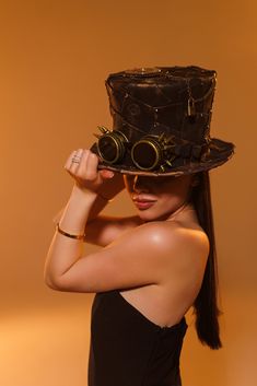 Steampunk Top Hat With Goggles for Halloween, Party, Cosplay , Steampunk Hats for Women, Black Hats and Headgear, Hat With Steampunk Goggles - Etsy Hat With Goggles, Steampunk Wings, Steampunk Hats, Steampunk Top, Costume Wings, Steampunk Top Hat, Black Hats, Steampunk Goggles, Steampunk Hat