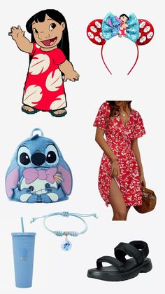 Lilo and Stitch inpired outfit #lilo #liloestitch #disneybound #disneyparks