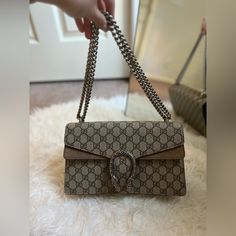 Bought 11/2019 In Nordstrom Gucci. Comes With Dust Bag, No Box. Bag Was Used Less Than 10 Times, Always Kept In Dust Bag And Stored In Closet Without Direct Sunlight. Excellent Condition. Rectangular Shopping Bag With Horsebit Detail, Bags Gucci, Box Bag, Gucci Bags, Gucci Dionysus, Gucci Bag, Limited Time, Dust Bag, Nordstrom