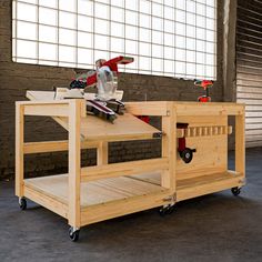 DIGITAL DOWNLOAD ONLY Upgrade your workshop with this miter saw station! The included mobile tool cart plans allow for easy storage of necessary tools and materials, optimizing your existing workflow.. Miter saw table plans are ideal for creating a workspace for your different works. Whether you need a table saw bench or a miter saw stand, this station fits your needs. Serves as both a miter saw table saw bench and miter saw stand also perfect for Dewalt or Milwaukee miter saw. Dimensions: The g Mobile Mitre Saw Station, Mobile Miter Saw Station Plans, Milwaukee Packout Mitre Saw Mod, Miter Saw Station Mobile, Dewalt Mitre Saw Stand Modifications, Miter Saw Bench, Workbench Plan, Mitre Saw Station, Mitre Saw Stand