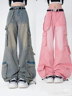 Wide Leg Faded Cargo Jeans With Pockets, Faded Utility Cargo Jeans With Pockets, Utility Faded Cargo Jeans With Cargo Pockets, Baggy Washed Utility Cargo Jeans, Baggy Faded Cargo Jeans, Baggy Faded Wide Leg Cargo Jeans, Faded Baggy Wide Leg Cargo Jeans, Faded Baggy Wide-leg Cargo Jeans, Urban Style Faded Cargo Jeans With Pockets