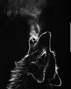 Wolf Craft, Wolf Artwork, Black Paper Drawing, Wolf Wallpaper