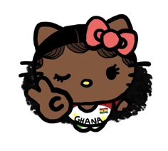 Black Powerpuff Girl, Black Powerpuff, Powerpuff Girl, Ghana, Like You, Avatar, Hello Kitty, Kitty