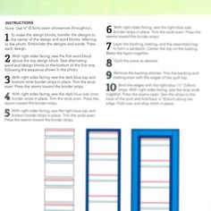 an info sheet with instructions on how to use the door and numbers for each section