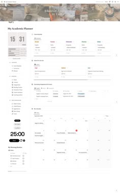 Notion Template Student Planner Notion Aesthetic Academic Planner College Student Notion Dashboard Archive Organization, Planner College Student, Planners For College Students, Student Board, Pomodoro Timer, Planner School