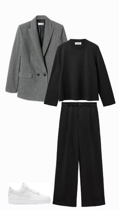 Spring Summer Capsule Wardrobe, Outfit Minimalist, Diy Clothes Design, Blazer Outfit, All Black Looks, Mode Inspo, Fashion Fall, Outfit Inspo Fall, Basic Outfits