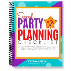 the speed party planning checklist