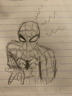 💭🎧 Spiderman Drawing, Spiderman Art Sketch, Color Drawing Art, Marvel Drawings, Marvel Characters Art, Art Drawings Sketches Pencil, Tutorials Drawing, Doodle Art Designs