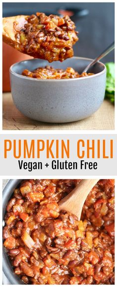 pumpkin chili is an easy and delicious side dish