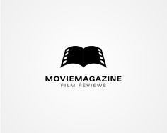 the logo for moviemagazine films, which is designed to look like an open book