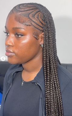 Peekaboo Fulani Braids, Mixing Hair Color, Single Braids Hairstyles, Cornrows With Box Braids, Braid Videos, Braids Ideas, Protective Hairstyles For Natural Hair