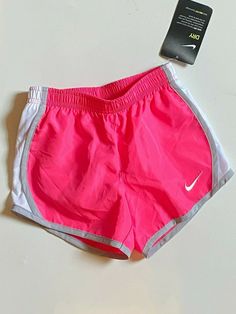 Girls size 4 NIKE shorts in new condition with tags still attached Size 4 Item is new with the tags still attached. Nike Winter Jackets, Nike Kicks, Cute Nike Outfits, Camping Outfits, Nike Shorts, Cute Shorts, Pink Shorts, Athletic Outfits, Nike Outfits